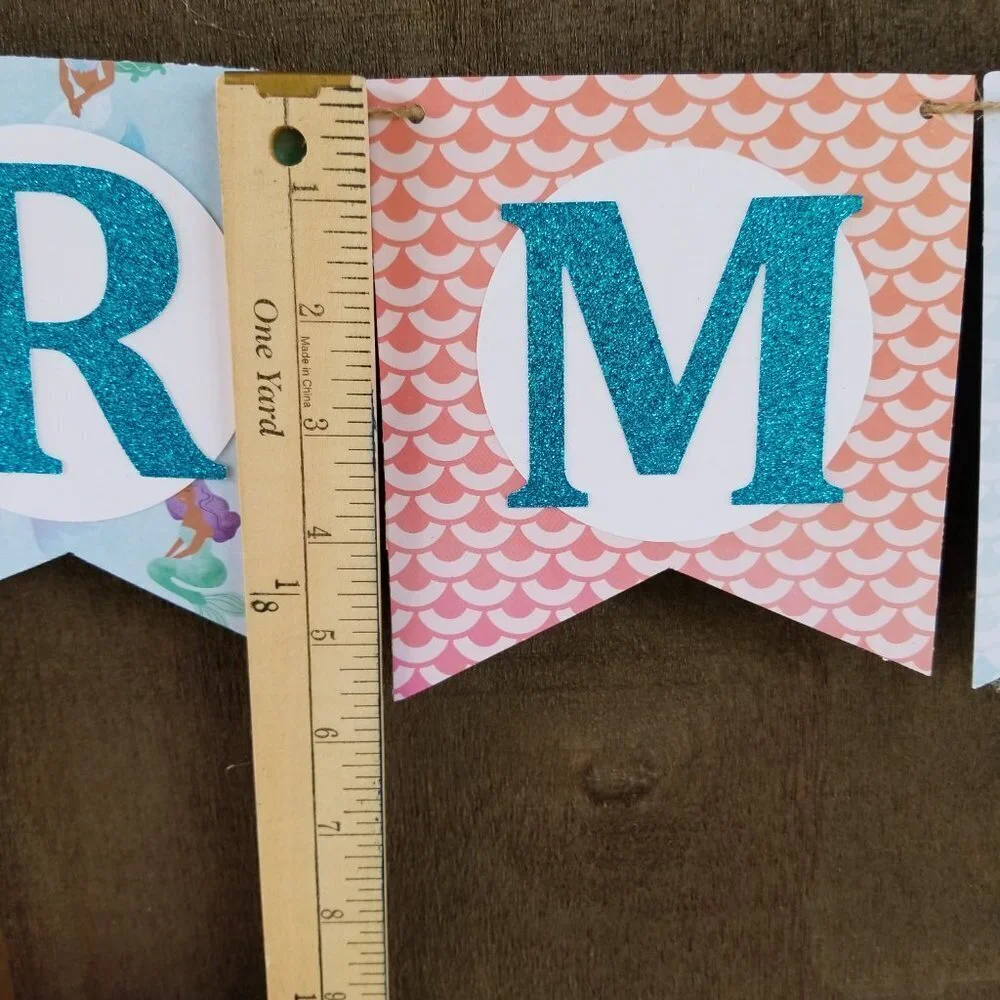 Mermaid Theme Party | Believe in Mermaids Banner